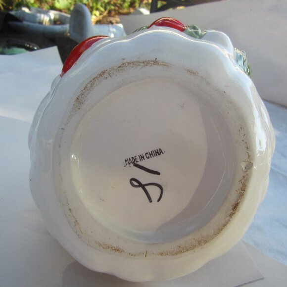 VTG SNOWMAN COOKIE JARS, DIFFERENT STYLES, ALL CERMIC PRICE IS EACH - Picture 15 of 15